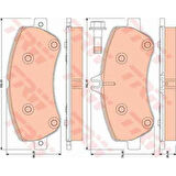 Mercedes Fren Balatası Ön - Fren Balatası Ön - Trw Gdb1798