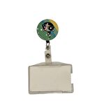 PowerPuff Girls Buttercup Temalı Metal Yoyo Kartlık Yoyo Yaka Kartlığı