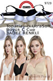 9720 C Cup Ultra Soft Sütyen Toparlayıcı Balenli Desteksiz Basic 3 Set Renkli