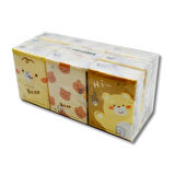 Linea Desenli Kağıt Cep Mendili 9 lu Paket (9511)