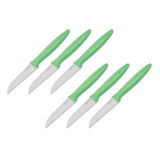 Pirge Meyve Bıçağı Seti PureLine 6Lı 46010 9cm Yeşil