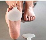 Ayak Taban Ped Parmağa Geçmeli Silikon Metatarsal Pedi Yüzük Nasir Önleyici Ped Ayak Alti Koruyucu-w