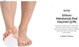 Ayak Taban Ped Parmağa Geçmeli Silikon Metatarsal Pedi Yüzük Nasir Önleyici Ped Ayak Alti Koruyucu-w
