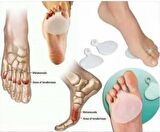 Ayak Taban Ped Parmağa Geçmeli Silikon Metatarsal Pedi Yüzük Nasir Önleyici Ped Ayak Alti Koruyucu-w