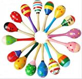 Mini Marakas Bebek Çıngırak Ahşap Cıngıldak Ahşap Marakas 1 Adet