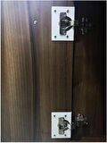 Menteşe Tamir Seti Pratik Tamir Sacı Dolap Tamir Kiti Paslanmaz Dolap Kapak Tamir Sacı 2 Adet