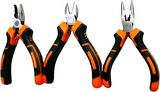  5 Li Set Mini Pense Seti Yan Keski Kargaburun Düz ve Yıldız Tornavida Elektrikci Hobi Seti