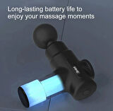 MİNİ MASAJ TABANCASI TİTREŞİMLİ 4 BAŞLIKLI 6 KADEMELİ TYPE C GİRİŞLİ ŞARJLI KAS VE VÜCUT MASAJ ALETİ