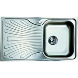 Teka Nerissa 50 Sol Damlalık Paslanmaz Çelik Eviye 