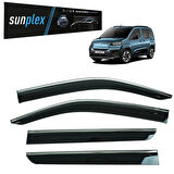 Sunplex Kromlu Cam Rüzgarlığı Fiat Doblo 2023-Sonrası ile uyumlu