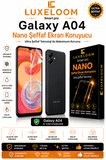 Luxeloom Samsung Galaxy A04 Smart Pro Nano Ultra Şeffaf Ekran Koruyucu (0.15mm Esnek Kırılmaz)