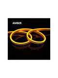 Noas Neon Amber Işık Hortum Led 12V ( 10 Metre ) Dış Mekan