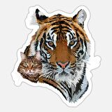 Kaplan Aile Araba Oto Sticker Yapıştırma Etiket 17CM hg1