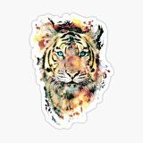 Renkli Aslan Araba Oto Sticker Yapıştırma Etiket 17CM ta1