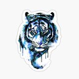 Renkli Aslan Araba Oto Sticker Yapıştırma Etiket 17CM te1