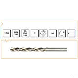Makina Takım HSS DIN 338 Silindirik Saplı Kısa Taşlanmış Matkap Ucu 1.2mm-MTE B00007000120 
