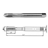 Makina Takım M2.5 Hss-E Din371/B Eğik Ağız Makina Kılavuzu-Mte