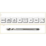 Makine Takım Hss-E Dın 374/C Metrik İnce Vidalı Helis Kanallı Makine Kılavuzu M20X1.5Mm-Mte B00105790340