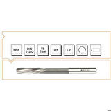 Makine Takım Hss Dın 212 Silindirik Saplı Makine Raybası 16 Mm-Mte B00303011600