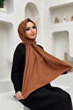 2051 Pamuk Caz Şal Kahverengi