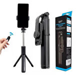  OZAKİ Selfie Stick Q07 Bluetooth Kumandalı Selfie Çubuğu, Tripod, Monopod