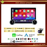 Honda Civic Fb7 DUAL KNOB 11.8"  4GB + 64GB Android 13 Kablosuz Carplay 2012-2015 Navigasyon Multime
