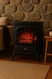Carboon ND-180 Elektrikli Şömine Soba | Ayaklı Dekoratif Isıtıcı & Alev Efekti