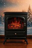 Carboon ND-180 Elektrikli Şömine Soba | Ayaklı Dekoratif Isıtıcı & Alev Efekti