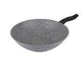 Tantitoni Granitte 28 cm Yanmaz/Yapışmaz Granit Wok Tava