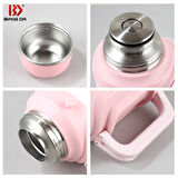 Tantitoni Pembe Askılı Ve Tutacaklı Paslanmaz Çelik Termos 800ml