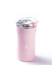 TANTİTONİ PEMBE ÇİFT KATMANLI PASLANMAZ ÇELİK TERMOS BARDAK 350ML 