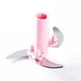 Tantitoni Füme Pembe Küçük Pratik Doğrayıcı 400ml 