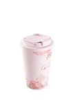 TNT-8695835414065-GINGER KFY-ZS001PSKR0-KAKE PEM SAKURA DESENLİ PASLANMAZ ÇELİK TERMOS BARDAK 380ML