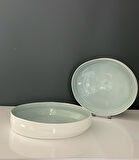 TANTİTONİ SPACE MAVİ PORSELEN DERİN YEMEK VE SALATA TABAĞI 24,2 CM