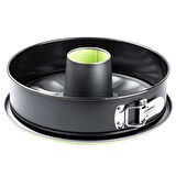 Tantitoni Kelepçeli Tüplü Kek Kalıbı 26cm Yeşil 