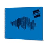 Uni Note Spiralli Resim Defteri Plasik Kapak 24X34Cm 25 Yaprak (12 Li Paket)