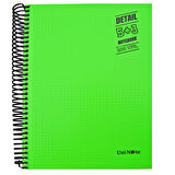 Çınar Im Smart A4 200 Yaprak Plastik Kapak Spiralli 5 Kareli + 3 Çizgili Ayraçlı Defter (62057)