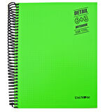 Çınar Im Smart A4 225 Yaprak Plastik Kapak Spiralli 6 Kareli + 3 Çizgili Ayraçlı Defter (62060)