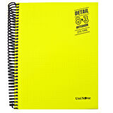 Çınar Im Smart A4 275 Yaprak Plastik Kapak Spiralli 8 Kareli + 3 Çizgili Ayraçlı Defter (62064)
