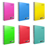 Çınar Im Smart A4 120 Yaprak Plastik Kapak Spiralli Defter 2 Çizgili+2 Kareli