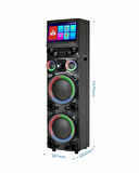 Gedi-G GD-1415 12'' Android Bluetooth 4K LED Ekranlı Karaoke Speaker