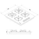 Termikel Ankastre Ocak BH P7144C B