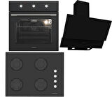 Termikel Ankastre Set (BO O6435C B + BH P7144C B + CH C6532C BB)