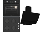 Termikel Ankastre Set (BO O6555C DB + BH P6144C B + CH C6532C BB)