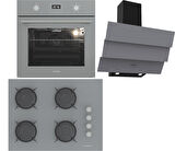Termikel Ankastre Set (BO O64D5C A + BH P7144C A + CH S6532C BA)