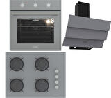Termikel Ankastre Set (BO O6435C A + BH P7144C A + CH S6532C BA)