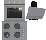 Termikel Ankastre Set (BO O6435C A + BH P7194C A + CH C6532C BA)