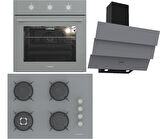 Termikel Ankastre Set (BO O6435C A + BH P7194C A + CH S6532C BA)