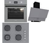 Termikel Ankastre Set (BO O6555C A + BH P7194C A + CH C6532C BA)