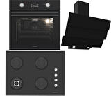 Termikel Ankastre Set (BO O6555C DB + BH P7194C B + CH S6532C BB)